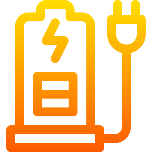 Fast charge Basic Gradient Lineal color icon