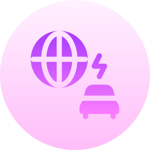 glob Basic Gradient Circular ikona
