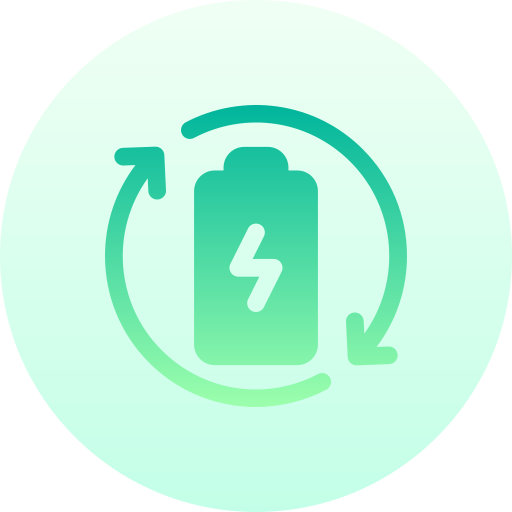 energía renovable Basic Gradient Circular icono