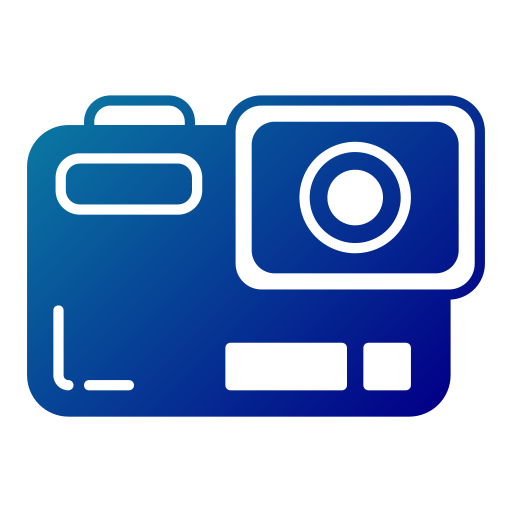 kamera akcji Generic Flat Gradient ikona