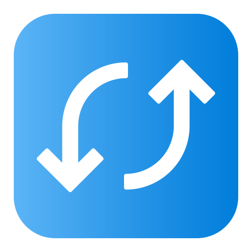 pijlen Generic Flat Gradient icoon