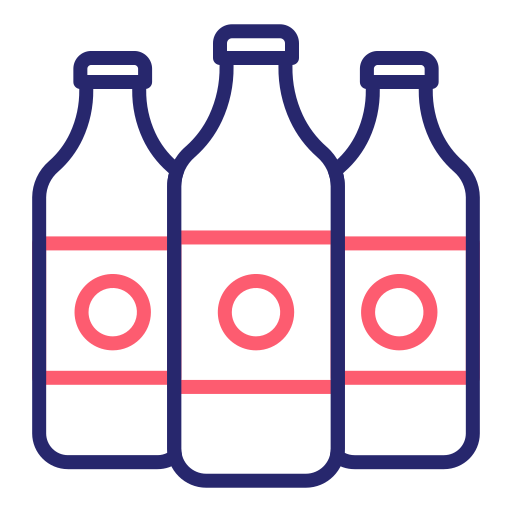 Бутылки Generic Outline Color иконка