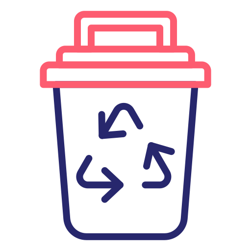 쓰레기 Generic Outline Color icon