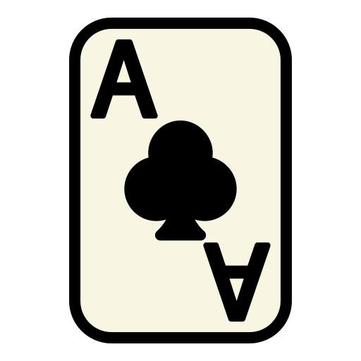 Ace of clubs Generic Outline Color icon