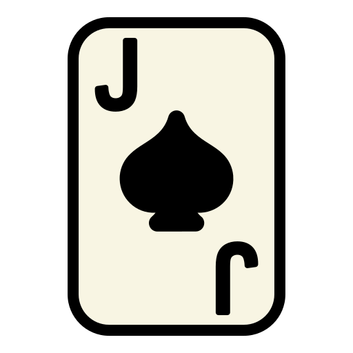 Jack of spades Generic Outline Color icon