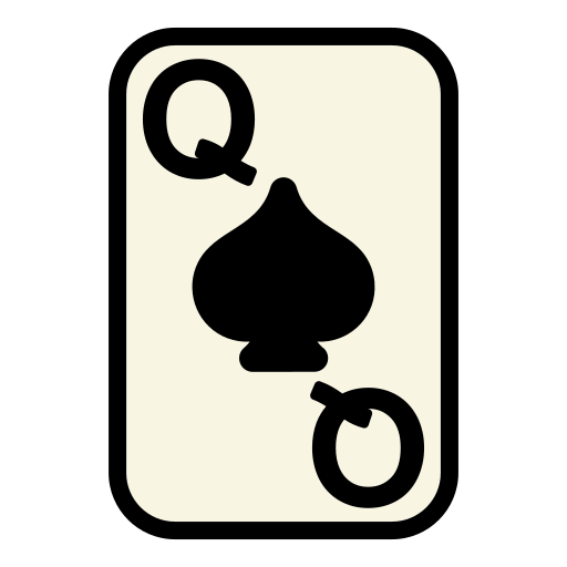 pik-dame Generic Outline Color icon