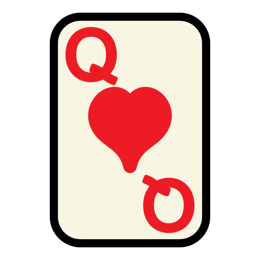 Королева сердец Generic Outline Color иконка