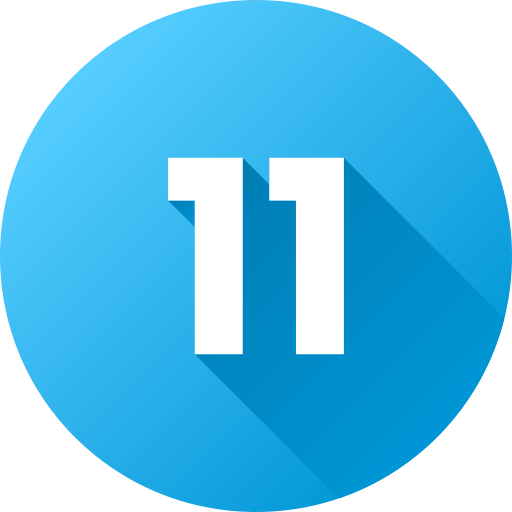 11番 Generic Circular icon