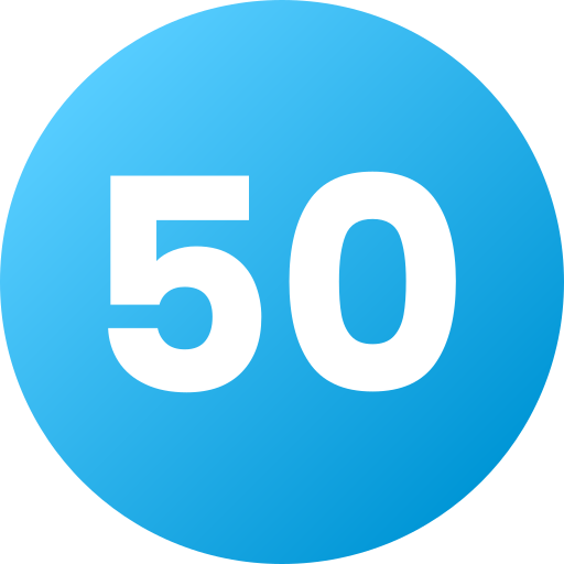 50 Generic Flat Gradient ikona