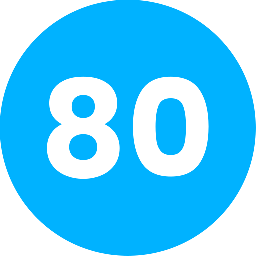 80 Generic Flat icoon