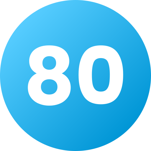 80 Generic Flat Gradient ikona