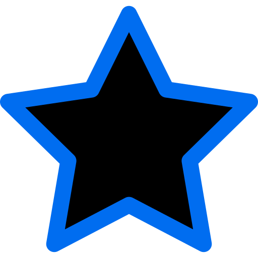 gwiazda Generic Outline Color ikona
