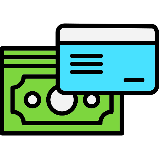 banknoten Generic Outline Color icon