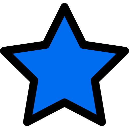 Star Generic Outline Color icon