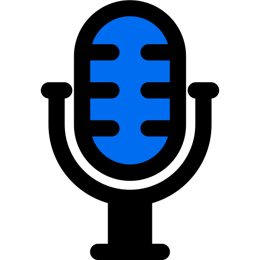 마이크로폰 Generic Outline Color icon