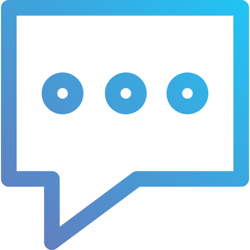 Chat Generic Gradient icon