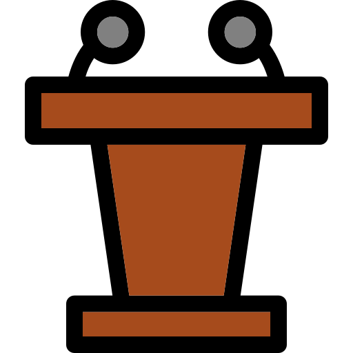 Lectern Generic Outline Color icon