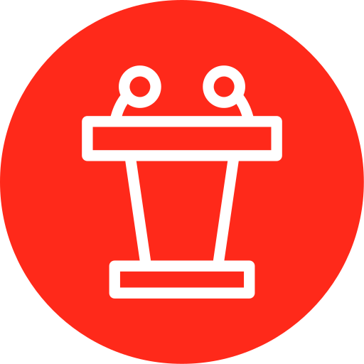 rednerpult Generic Circular icon