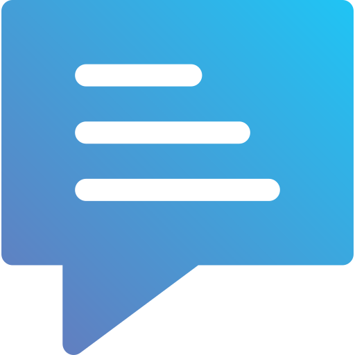 chat Generic Flat Gradient icono