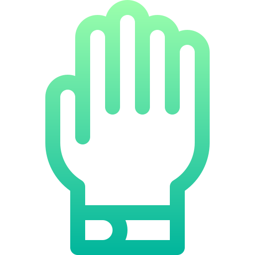 Glove Basic Gradient Lineal color icon
