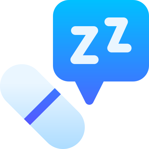 Sleeping pills Basic Gradient Gradient icon