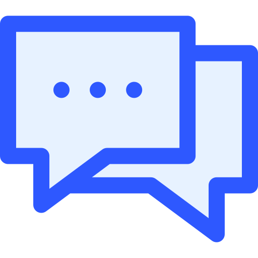 chatten Generic Blue icoon