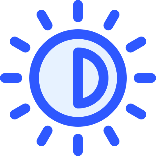 Brightness Generic Blue icon