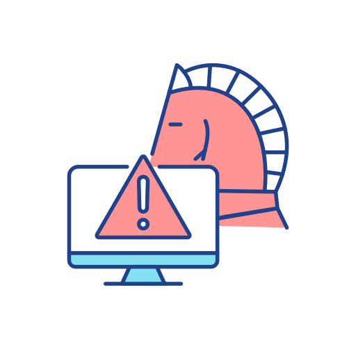 Trojan horse Generic Thin Outline Color icon