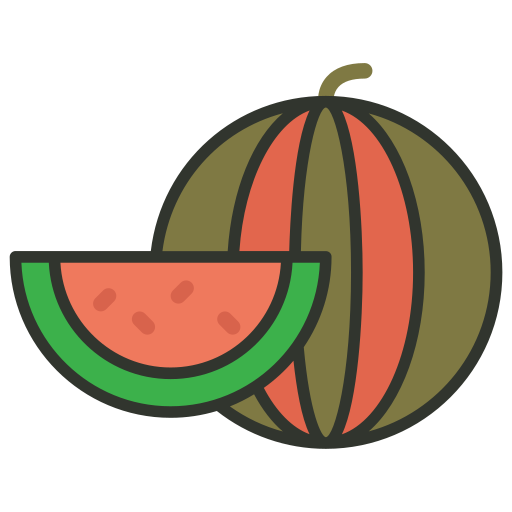 melón Generic Outline Color icono