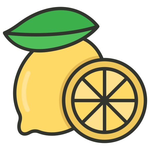 Lemon Generic Outline Color icon