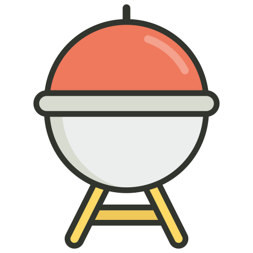 BBQ grill Generic Outline Color icon