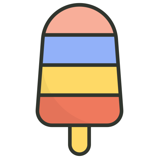 paleta de hielo Generic Outline Color icono