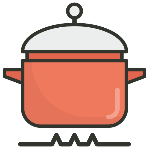 kookpot Generic Outline Color icoon