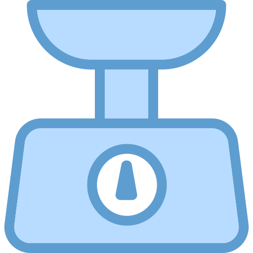 balanza de cocina Generic Blue icono