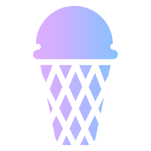 cucurucho de helado Generic Flat Gradient icono
