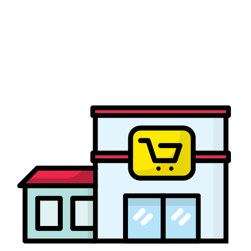 Supermarkets Generic Outline Color icon