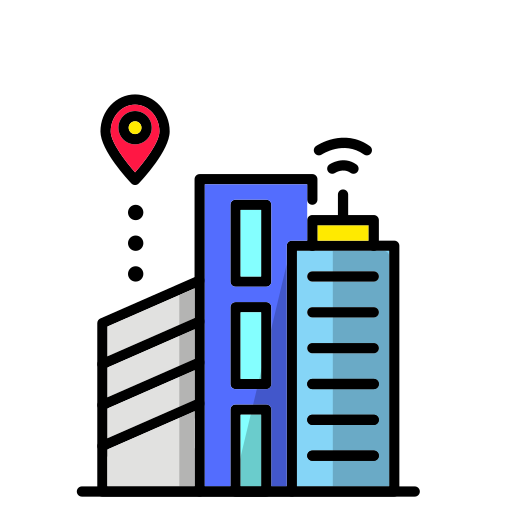 City building Generic Outline Color icon