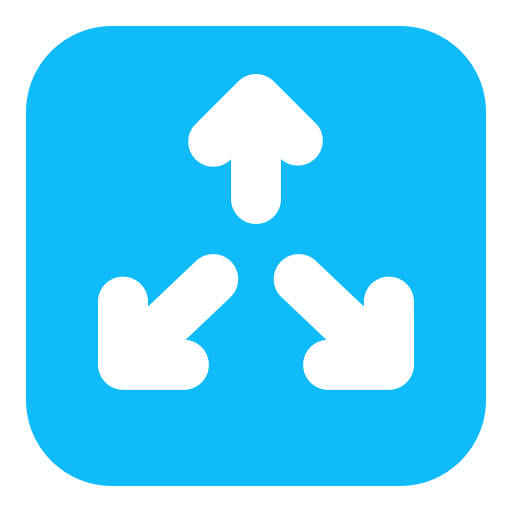 Three arrows Generic Flat icon