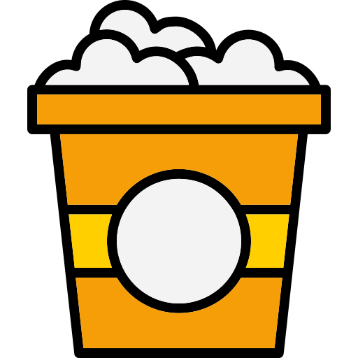 popcorn Generic Outline Color icon