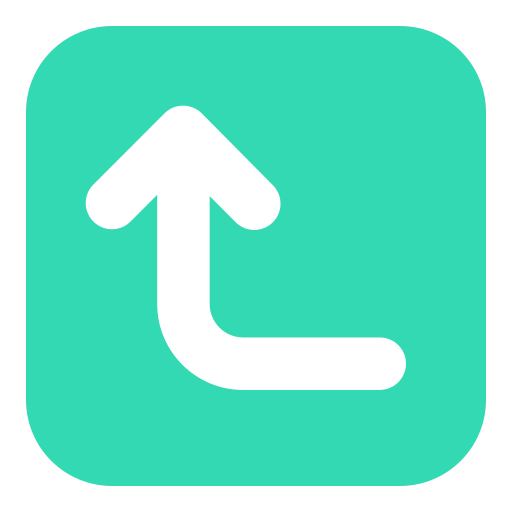 곡선 화살표 Generic Flat icon