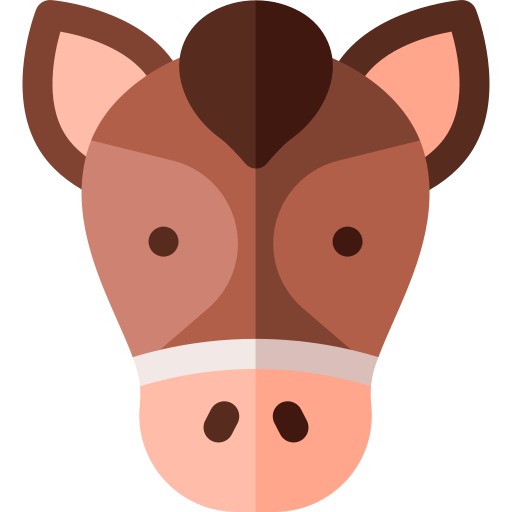 pferd Basic Rounded Flat icon