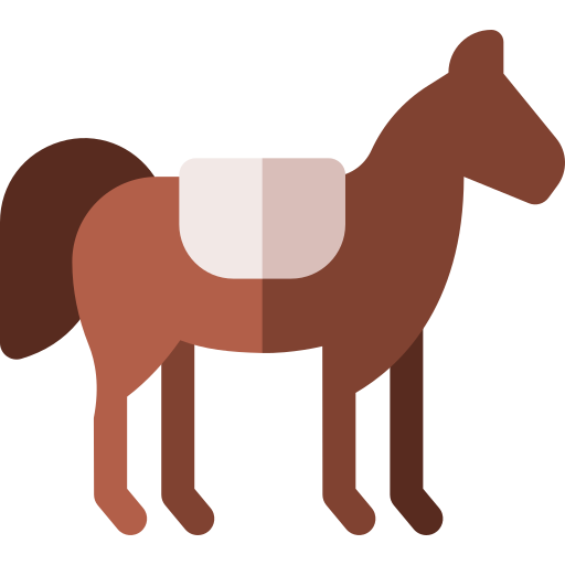 Horse Basic Rounded Flat icon