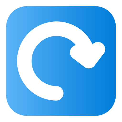 円形の矢印 Generic Flat Gradient icon