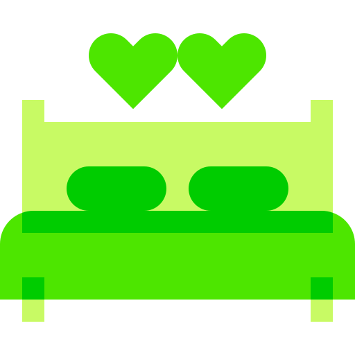 Double bed Basic Sheer Flat icon