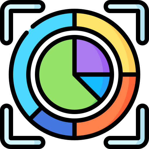 cirkeldiagram Special Lineal color icoon