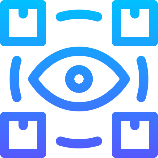 surveillance Basic Gradient Lineal color Icône