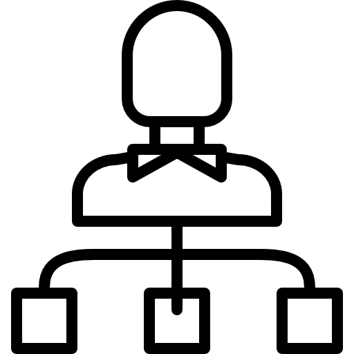 estructura jerarquica Darius Dan Lineal icono