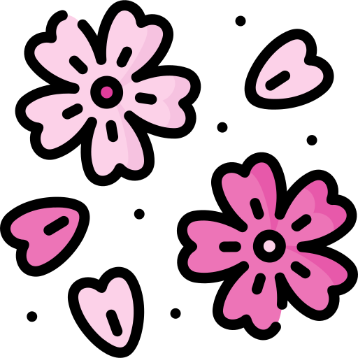 sakura Special Lineal color icona