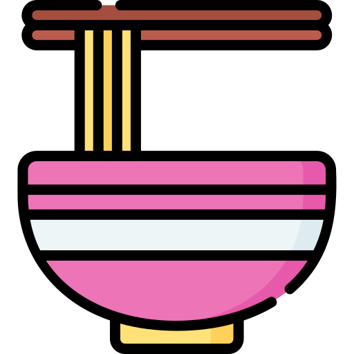 ramen Special Lineal color icona