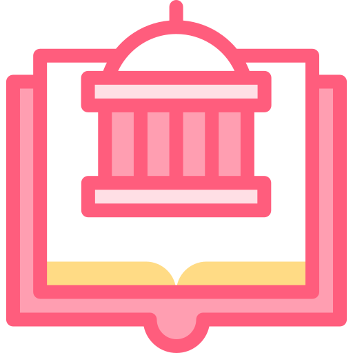 Library Detailed color Lineal color icon